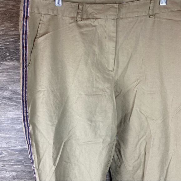 Nordstrom Signature Cotton Blend Side Stripe Zip Ankle Jogger Pants NWT - Picture 4 of 10